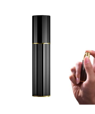 univolunaris Pocket Perfume Atomiser Travel Size Portable Women Men Mini Refillable Empty(Black)