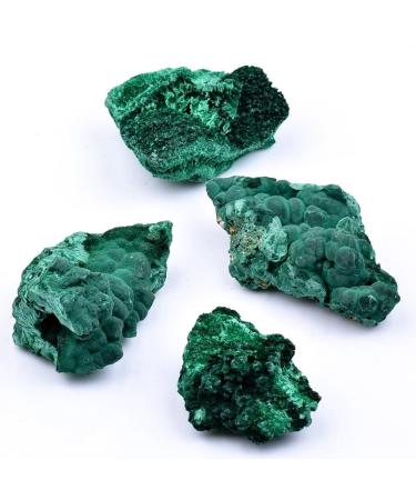 Natural Raw Rough Malachite Stone Quartz Crystal for Collection Gift 1pcs Full of Texture