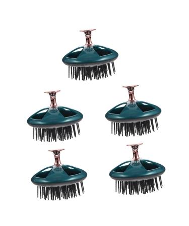 Magiclulu 5st Shampoo comb hairbrush hairbrush peeling brush for the scalp shampoo brush for the scalp daily scalp brush compact scalpat double purpose massage device