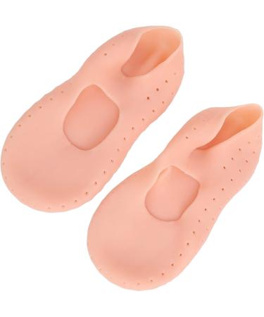 Wallfire Anticracks Sil Socks - Heel Care Solution | 1 Pair of Gold (L) Comfort Socks for Healthy Feet - Buy Online on GoSupps.com