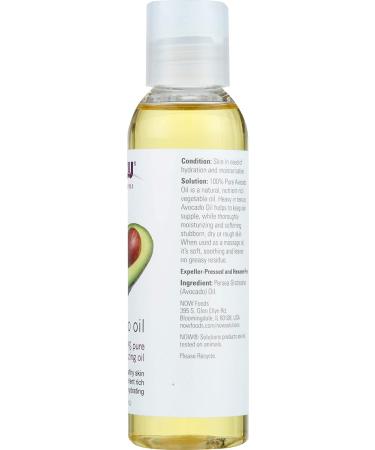 Buy Now Foods Avocado Oil 4 fl oz | Natural Hair & Skin Moisturizer - Buy Online on GoSupps.com