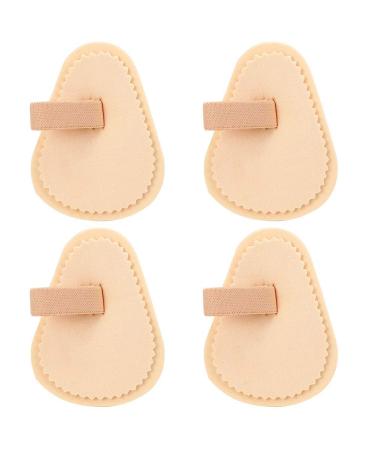 Keenso 4 Pcs EVA Cotton Cloth Toe Straightener TProtector Bunion Splint Corrector for Crooked Hammer Overlapping Claw Toes 2 holes