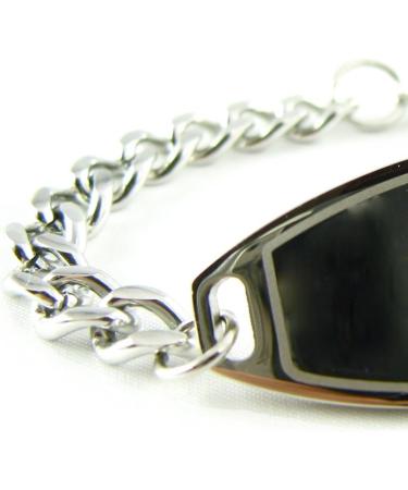 Pre-Engraved Customized DNR Alert Medical Bracelet - White | Shop Internationally - Buy Online on GoSupps.com