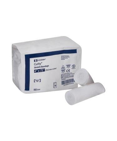 Curity Conforming Bandage Cotton/Polyester 1-Ply 4 X 75 Inch Roll Shape 2247 - Case of 96