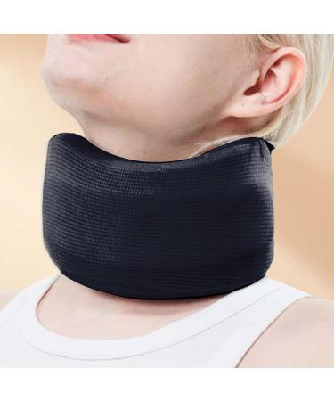 Besreey Neck Support Brace Adjustable Soft Brace Wraps for Neck Soft Neck Support Brace for Sleeping Aligns & Stabilizes Vertebrae Ensures Stability for Women & Men Black L - Buy Online on GoSupps.com