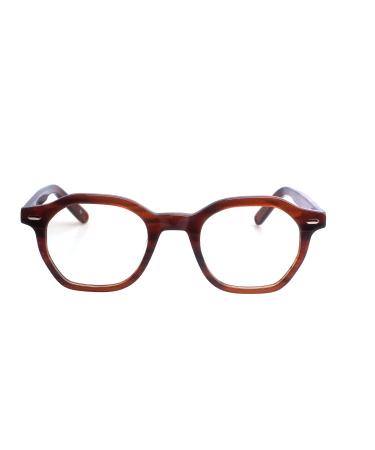 Oakwood Unisex Large Frame Eyeglasses In Brown - Unisex Eyeglasses Anti-Reflective Coating Scratch Resistant Blue Light