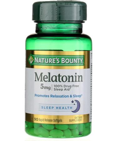 Nature's Bounty Melatonin 5mg 60 Tablets - Buy Online on GoSupps.com