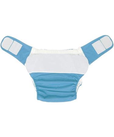 Adult Reusable Cloth Diaper - Elderly Incontinence Care - Blue Pocket Nappy for Adults - Buy Online on GoSupps.com