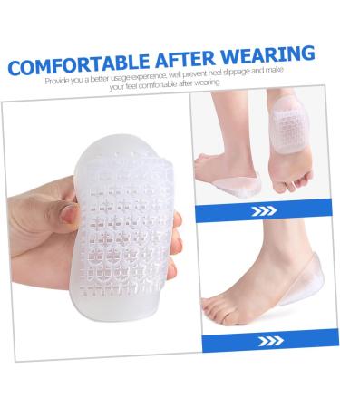 FOMIYES U-Shaped Heel Pads - 3 Pairs Heel Protectors for Height Boosting & Pain Relief - Gel Insoles for Men & Women - Buy Online on GoSupps.com