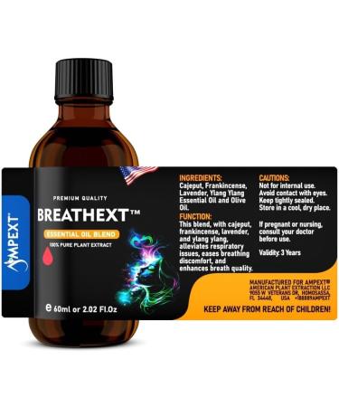 Breathext Essential Oil Blend Select Grade 60ml - Buy Online on GoSupps.com