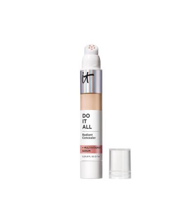 IT Cosmetics DO IT ALL Concealer Correcteur + Boosteur d' clat Longue Dur e Effet Repulpant Anti-Cernes Teint Lumineux Formul avec un S rum Multivitamin Tous Types de Peau 7 ml Light Neutral