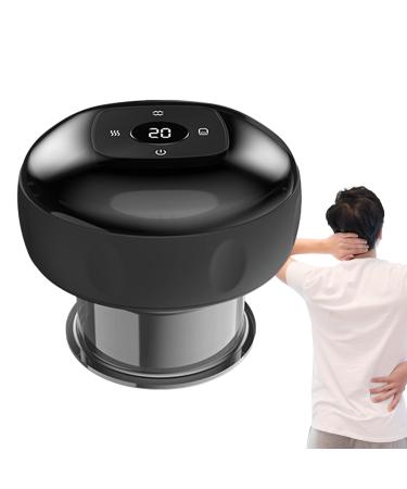 Intelligent cellulite massager cupping and cellulite massage device-intelligent cupping and cockroaches with security-timing gift for friends of the Moxeupon A23 Black family