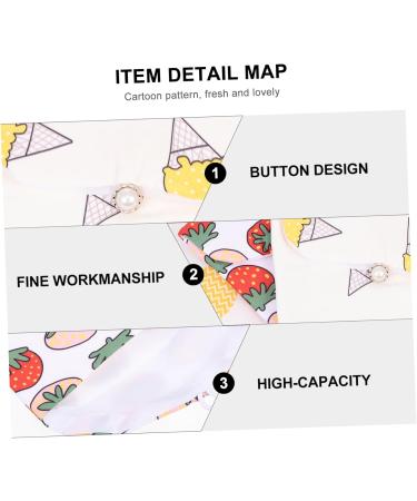 Lurrose 3pcs Napkin & Makeup Storage Travel Organizer Bags - Adorable Period & Tampons Collect Bags for Women - Buy Online on GoSupps.com