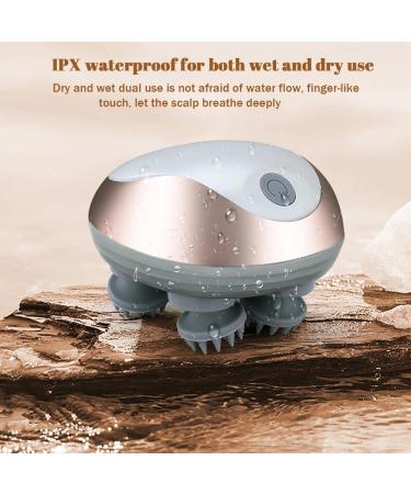 Foreverup Wireless Scalp Massager - 3 Modes Waterproof Rechargeable Handheld Massager for Deep Cleaning Stress Relief & Hair Growth - Perfect Gift for All - Buy Online on GoSupps.com
