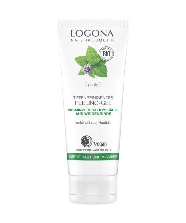 LOGONA Naturkosmetik Logona Deep Cleansing Exfoliation Gel Bio-Mint & Sali
