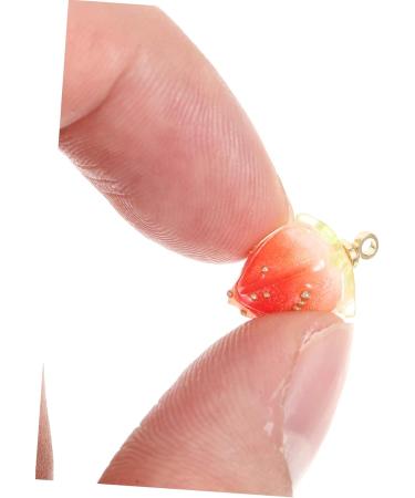 COHEALI 54 Pcs Acrylic Handmade Material Flower Dangle Earrings Mini Strawberry Pendant Novelty Ornaments 3d - Buy Online on GoSupps.com