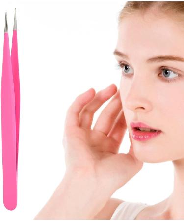 Precision Pointed Tweezers for Ingrown Hair, Splinter & Tick Removal - Ideal for Eyebrow Grooming and False Lash Application - Buy Online on GoSupps.com