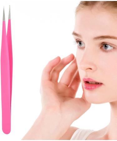 High-Efficiency Stainless Steel Eyelash Extension Tweezers | Fashionable Tools for Easy False Eyelash Application - Buy Online on GoSupps.com