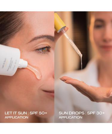 JESS BEAUTY | Sun Safe Face Sunscreen Set SPF 50+ & Sun Drops SPF 30+ | Best Skincare for Sun Protection - Buy Online on GoSupps.com