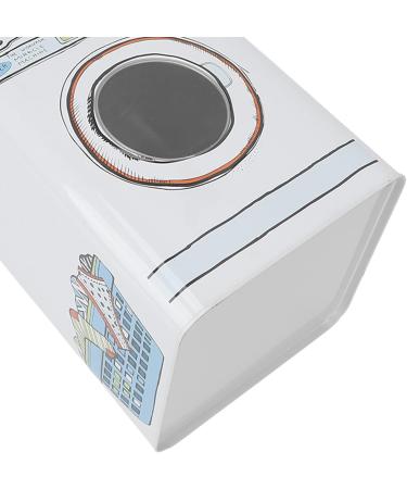 Metal Laundry Room Container Laundry Powder Metal Box Large Capacity Metal Laundry Detergent Canister Container for Storing Washing Tablets Blue - Buy Online on GoSupps.com