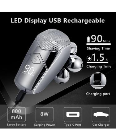 Top-Rated 6 in 1 Electric Head Shaver for Bald Men | Rechargeable 6D Floating Shaver Low Noise Ships Internationally - Buy Online on GoSupps.com