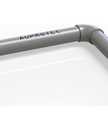 Auprotec Feed Ring for Pond Fish - Floating 30cm - 70cm with Holding Rope | Square 40cm Gray - Best for Garden Ponds - Buy Online on GoSupps.com