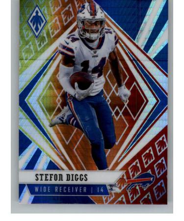 2020 Panini Phoenix Fanatics Exclusive Fire Burst Football #87 Stefon Diggs Buffalo Bills Official NFL Trading Card from Panini America in Raw (NM or Better) Condition