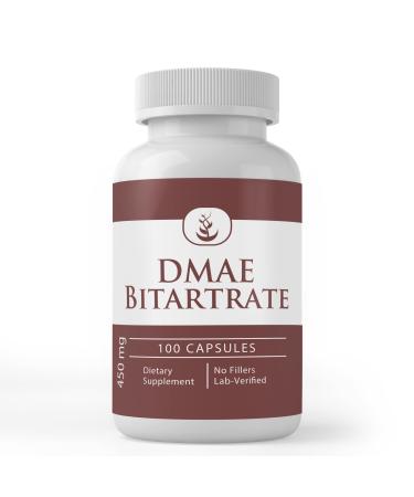Pure Original Ingredients DMAE Bitartrate (100 Capsules) Always Pure No Additives Or Fillers Lab Verified