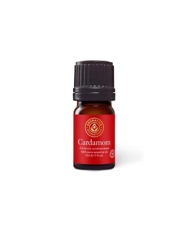 Aromatics International Premium Organic Cardamom Essential Oil 5ml | 100% Pure Essential Oil for Diffusion & Aromatherapy Cardamom 0.17 Fl Oz (Pack of 1)