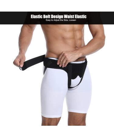 Buy ZUMMUT LICHTENBINDER | Stretch Inguinal Hernia Belt - Elastic Lycra Support Band for Post-Operation Recovery - Black L - Buy Online on GoSupps.com