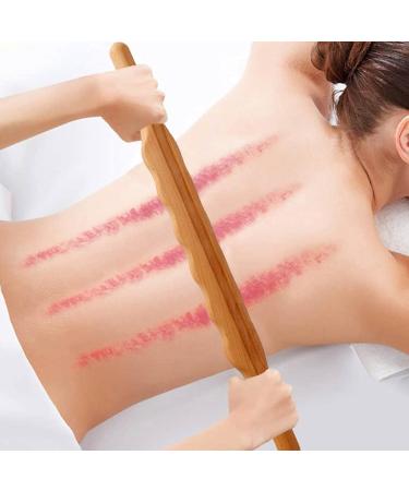 Jingling Roll Rod - Wooden Back Massage Device for Muscle Relief Gua Sha for Thighs Calves Arms & Neck | International Shipping Available - Buy Online on GoSupps.com