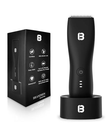 The Brandsen Body Hair Trimmer for Men with Extra Ceramic Blade Ball Trimmer Electric Below The Belt Shaver Back Groomer Genital Shavers Waterproof Trimmer Pubic Hair Shaver and Groin Trimmer