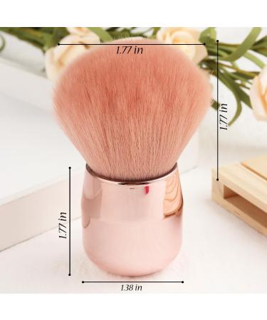 Nail Duster Brush - Rose Gold Soft Hair Tool for Acrylic Nails & Makeup | Glitter Powder Remover & Manicure Accessories - Buy Online on GoSupps.com