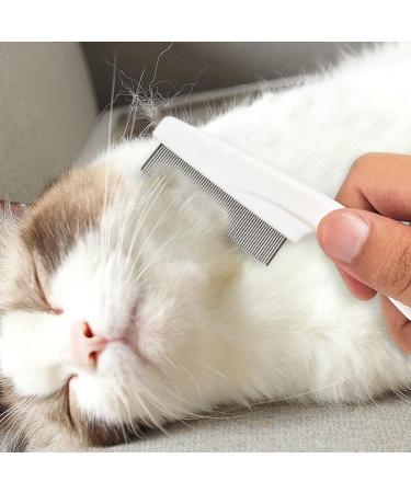 Pet Flea Cleaner Comb 2pcs Grooming Brush Magic Fine Pet Comb Stainless Steel Massage Comb Kit for Small Dogs and Cats (blue) - Buy Online on GoSupps.com