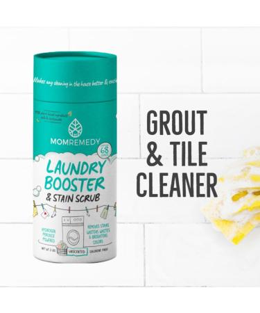 MomRemedy Laundry Booster & Stain Remover - Oxygen Whitener for Bright Whites & Colors - Chlorine Bleach Free Cleaning Scrub - Buy Online on GoSupps.com