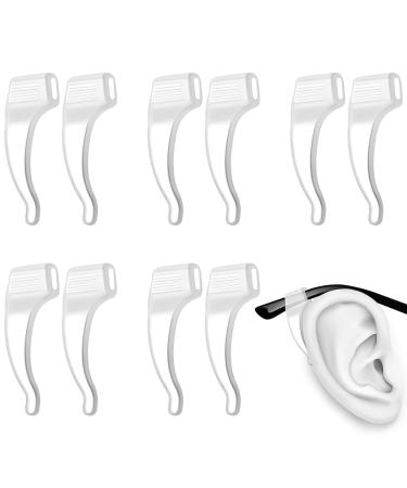 Coheali 20 pairs of ear murmers for glasses silicone holder glasses protection leg protection.
