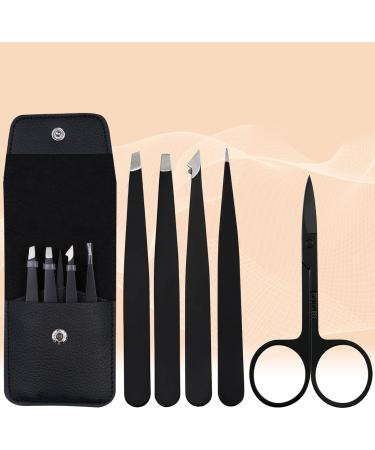 Professional Precision Tweezers Set for Eyebrows Face Hair & Ingrown Hair Removal - 4-Part Tool Kit for Women - Buy Online on GoSupps.com