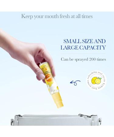 Aislor Unisex Adult Portable Oral Spray with Natural Fruit & Plant Extract for Fresh Breath Teeth Care and Dental Hygiene Lemon One Size One Size Lemon - Buy Online on GoSupps.com