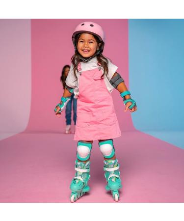 Yvolution Twista Skates Learner Training Skates - 2-in-1 Adjustable Roller Skates for Boys and Girls 2+ Years Old, US Size 7-11 - Green - Buy Online on GoSupps.com