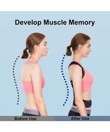 Back Braces Posture Corrector for Men & Women | Pain Relief for Neck Shoulder & Upper Back | Scoliosis & Thoracic Spine Support (Large - Buy Online on GoSupps.com