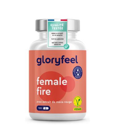 Peru Red Maca with Vitamin C, Inositol + Fenugreek, 120 Capsules, 400mg Pure Maca Extract 10:1, Powerful Aphrodisiac for Women, Immune System Support*, 100% Vegan