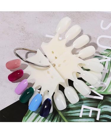 Crown Themed Nail Display Board with 10 sheets for DIY Color Card Practice Fake Nails Fashioned for Women Girls - Buy Online on GoSupps.com