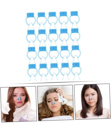 Homsfou 20 Pack Nose Bubble Stop Clips - Comfortable Nasal Clip Plug & Nose Clamp Tool for Enhanced Breathing | International Shipping Available - Buy Online on GoSupps.com