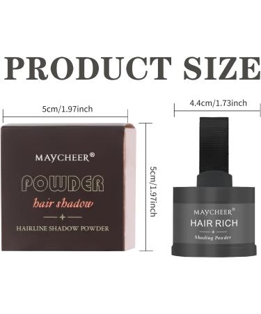  HISUNBEN HISUNBEN Instantly Hairline Powder - Professional Hair Shadow Powder - Windproof & Sweat Resistant - Root Touch Up Concealer - Buy Online on GoSupps.com