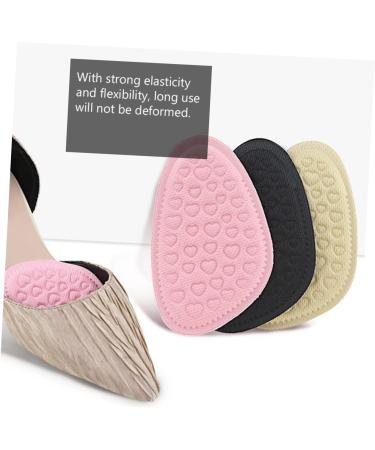 FRCOLOR 6 Pairs Forefoot Pad Adhesive Insoles for Bunion Relief - Non-Slip Sponge Arch Support Cushions for Boots & Shoes - Invisible Foot Inserts for Ladies - Buy Online on GoSupps.com