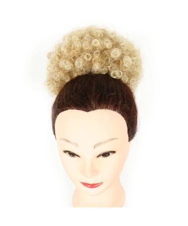 THEMIS HAIR Afro Puff Drawstring Ponytail - Clip-On Blonde Short Curly Extensions for Black Women (Color 613#) - Buy Online on GoSupps.com