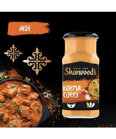 Sharwood's Sharwood s Korma Lot de 6 sauces au curry (6 x 420 g) - Buy Online on GoSupps.com