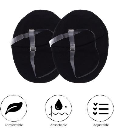 Healeved Coussinets Anti-transpiration Pour Aisselles Coton Absorbent La Transpiration Prot gent Les Chemises Avec Ceinture Scapulaire noir - Buy Online on GoSupps.com