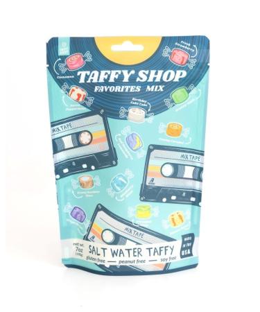 Taffy Shop Favorites Mix Salt Water Candy Assorted Bulk Flavors of Saltwater Taffy Unique Themed Bag of 25 Pieces Gourmet Salt Water Candy Wedding Candy- Personal (7oz) Assorted 8 Ounce (Pack of 1) - Buy Online on GoSupps.com