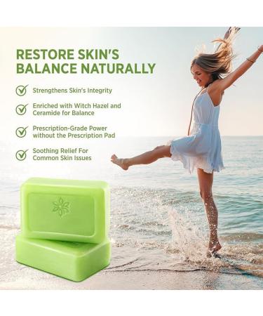 Tea Tree Oil Soap for Face and Body Deep Cleanses with Coconut Oil and Witch Hazel Foot Wash Foot Soap against Fungus and Odour - Buy Online on GoSupps.com